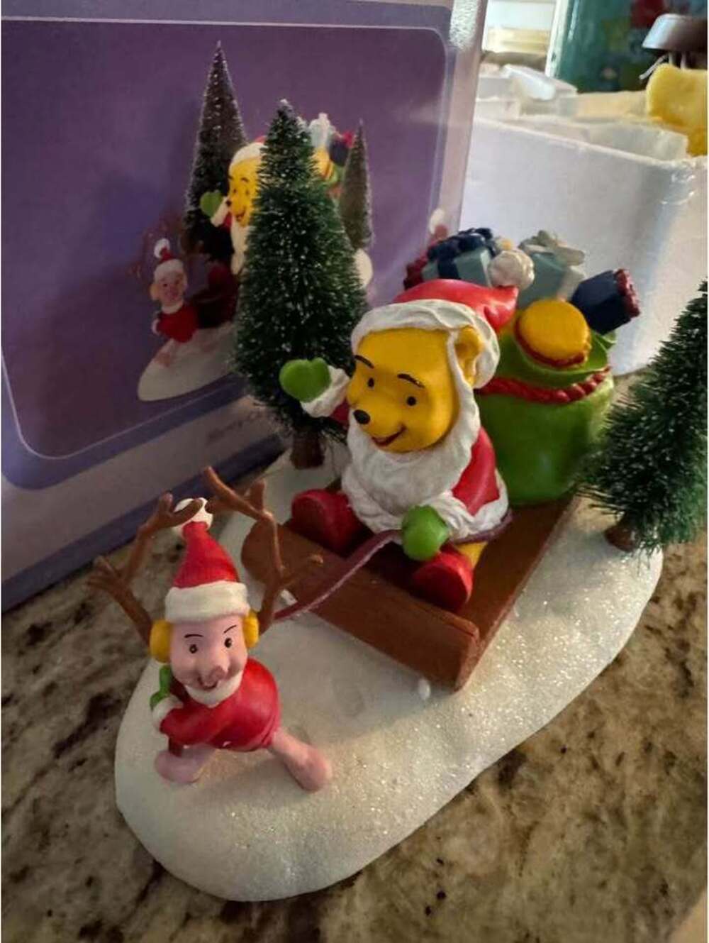 Department 56 Winnie the Pooh Merry Christmas Pooh
